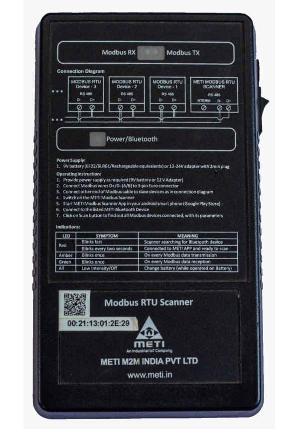 METI MODBUS RTU SCANNER